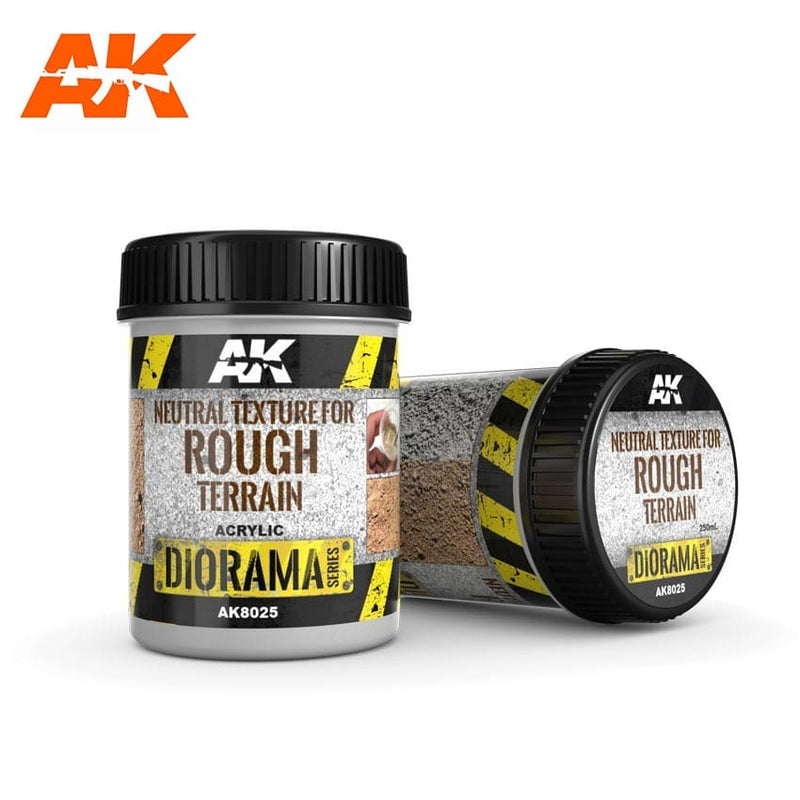 Neutral Texture For Rough Terrains - 250ml - Base product (Acrylic) - AK Interactive