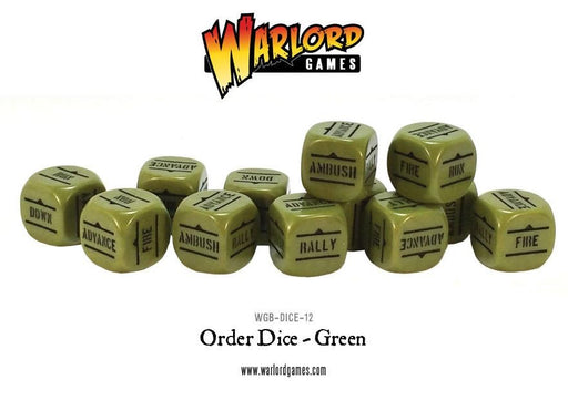 Bolt Action Dice - Green - Warlord Games