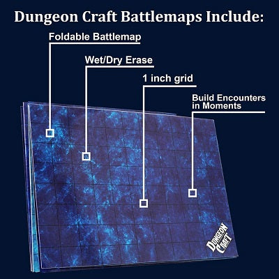 Dungeon Craft Battle Map: Ocean - 1985 Games