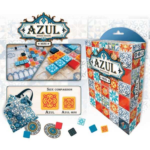 Family fun with Azul Mini board game