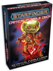 Starfinder Critical Fumble Deck - Paizo