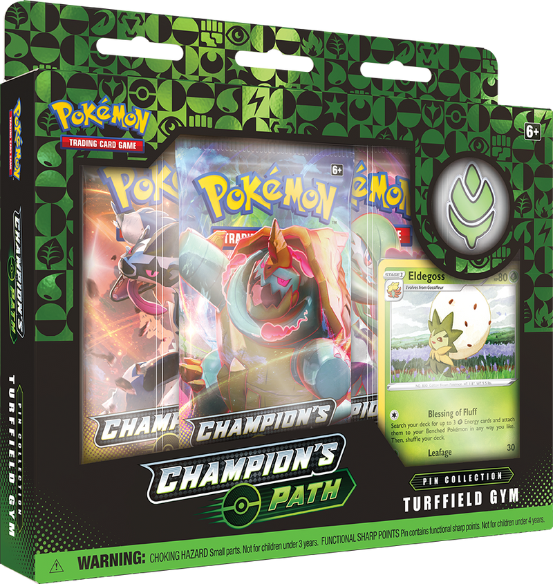 Pokemon Champion's Path Pin Collection - Turffield, Hulbury and Motostoke Gyms - Pokemon