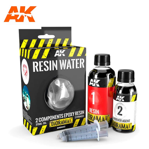 Resin Water 2-Components Epoxy Resin - 375ml - AK Interactive