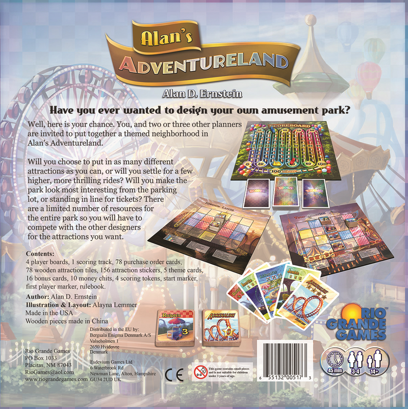 Alan's Adventureland - Rio Grande Games