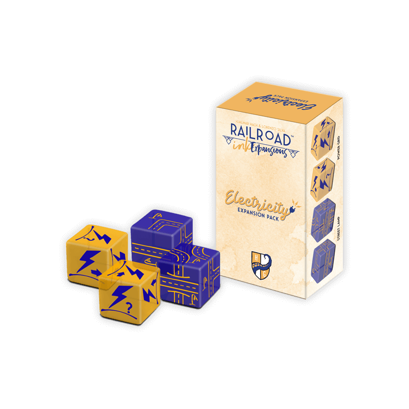 Railroad Ink Challenge Electricity Dice Expansion Pack - Horrible Guild