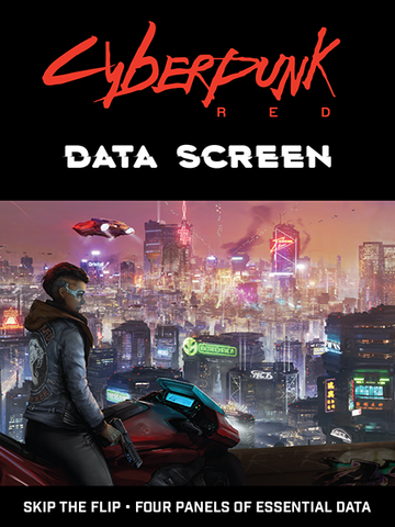Cyberpunk Red RPG Data Screen - Talsorian Games