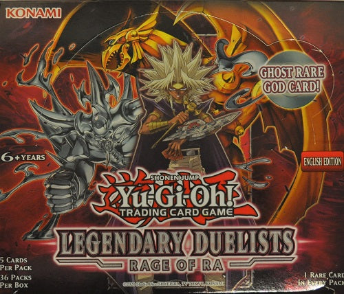 Legendary Duelists 7 - Rage of Ra Booster Box (Unlimited Edition) - Yu-Gi-Oh TCG - Konami