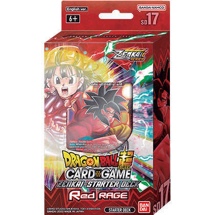 Red Rage Starter Deck 17 (SD17) - Dragon Ball Super Card Game - Bandai