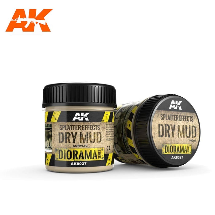 Splatter Effects Dry Mud - 100ml (Acrylic) - AK Interactive