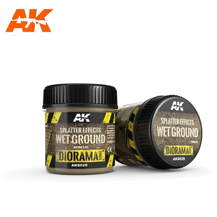 Splatter Effects Wet Ground - 100ml (Acrylic) - AK Interactive