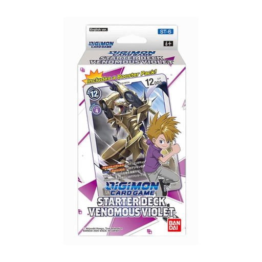 Digimon Card Game: Starter Deck- Venomous Violet ST-6 - Bandai