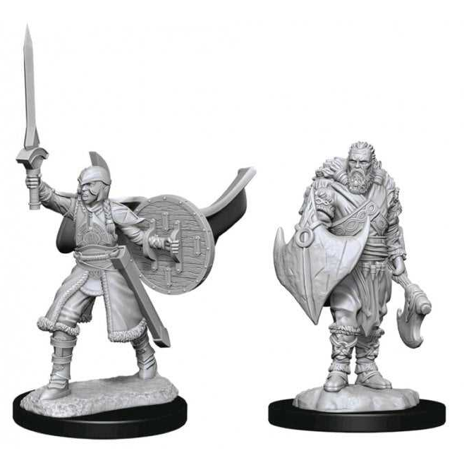 Magic the Gathering Unpainted Miniatures: Human Berserkers - Wizkids
