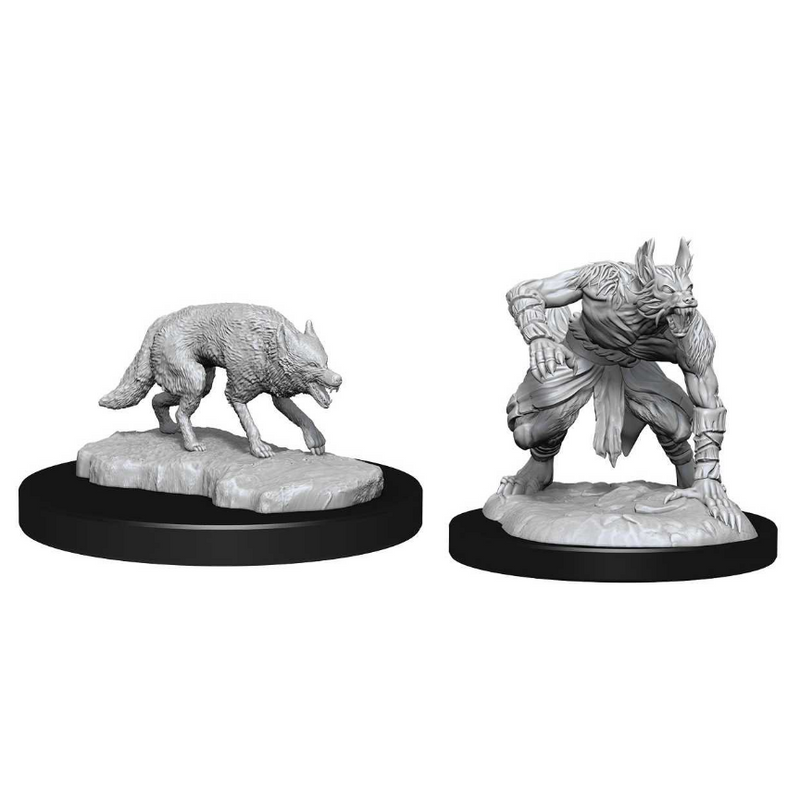 D&D Nolzur's Marvelous Miniatures: Jackalwere & Jackal - Wizkids