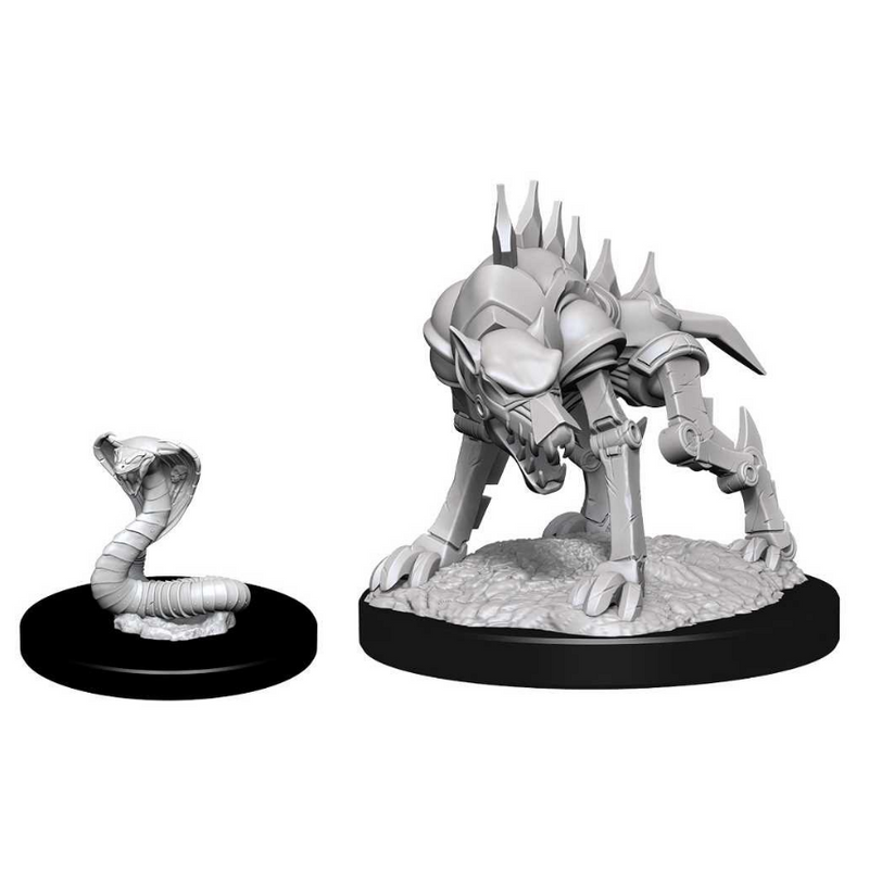 D&D Nolzur's Marvelous Miniatures: Iron Cobra & Iron Defender - Wizkids