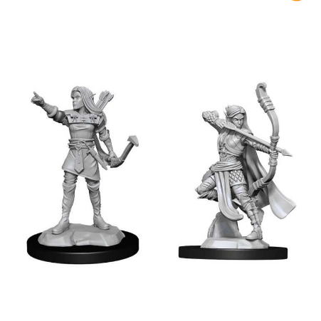 D&D Nolzur's Marvelous Miniatures: Elf Ranger Female - Wizkids