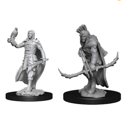 D&D Nolzur's Marvelous Miniatures: Elf Ranger Male - Wizkids