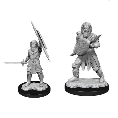 D&D Nolzur's Marvelous Miniatures: Human Fighter Male - Wizkids