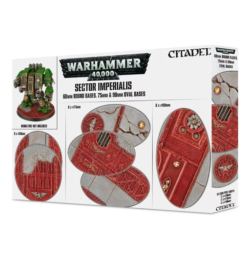 Sector Imperialis 60/75/90mm Oval Bases - Games Workshop