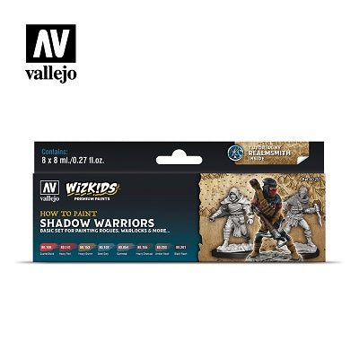 Vallejo Wizkids Set- Shadow Warriors - Vallejo
