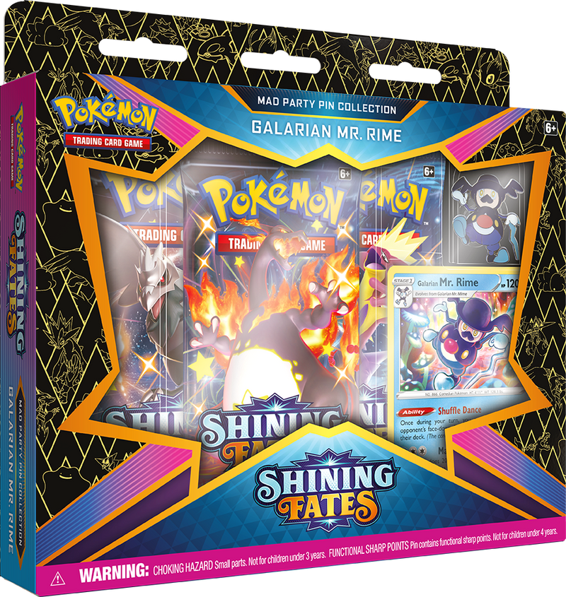 Pokemon TCG: Shining Fates Mad Party Pin Collection - Pokemon