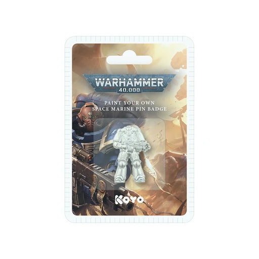 Warhammer 40,000 Paint Your Own Space Marine Pin - Koyo