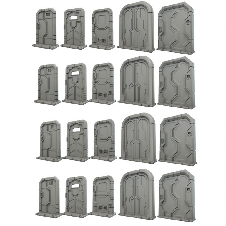 Terrain Crate: Starship Doors - Mantic Games