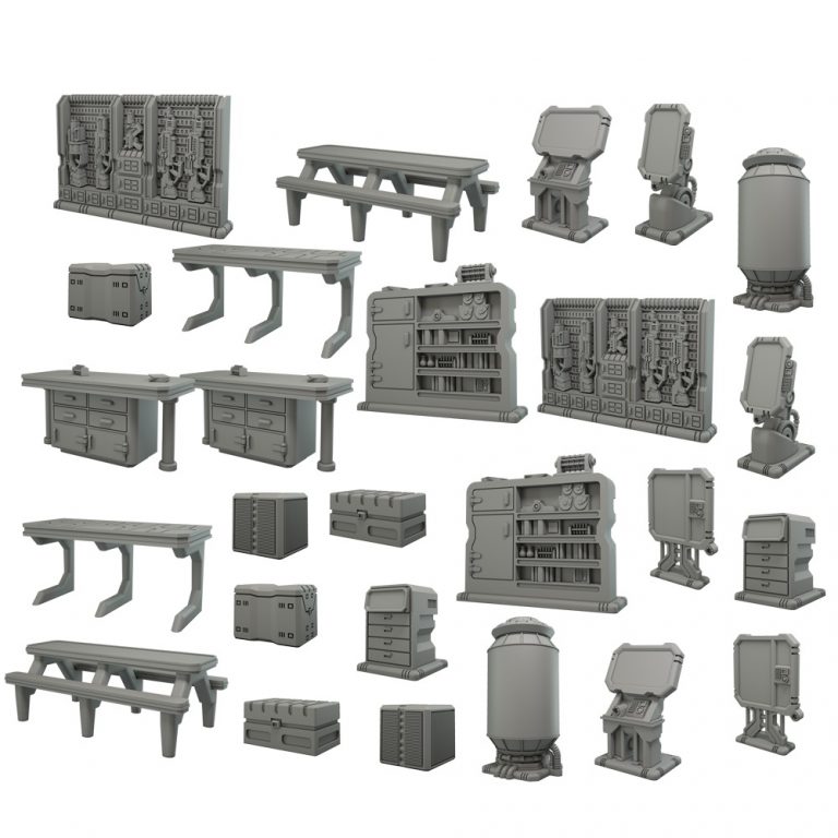 Terrain Crate: Starship Scenery - Mantic Games