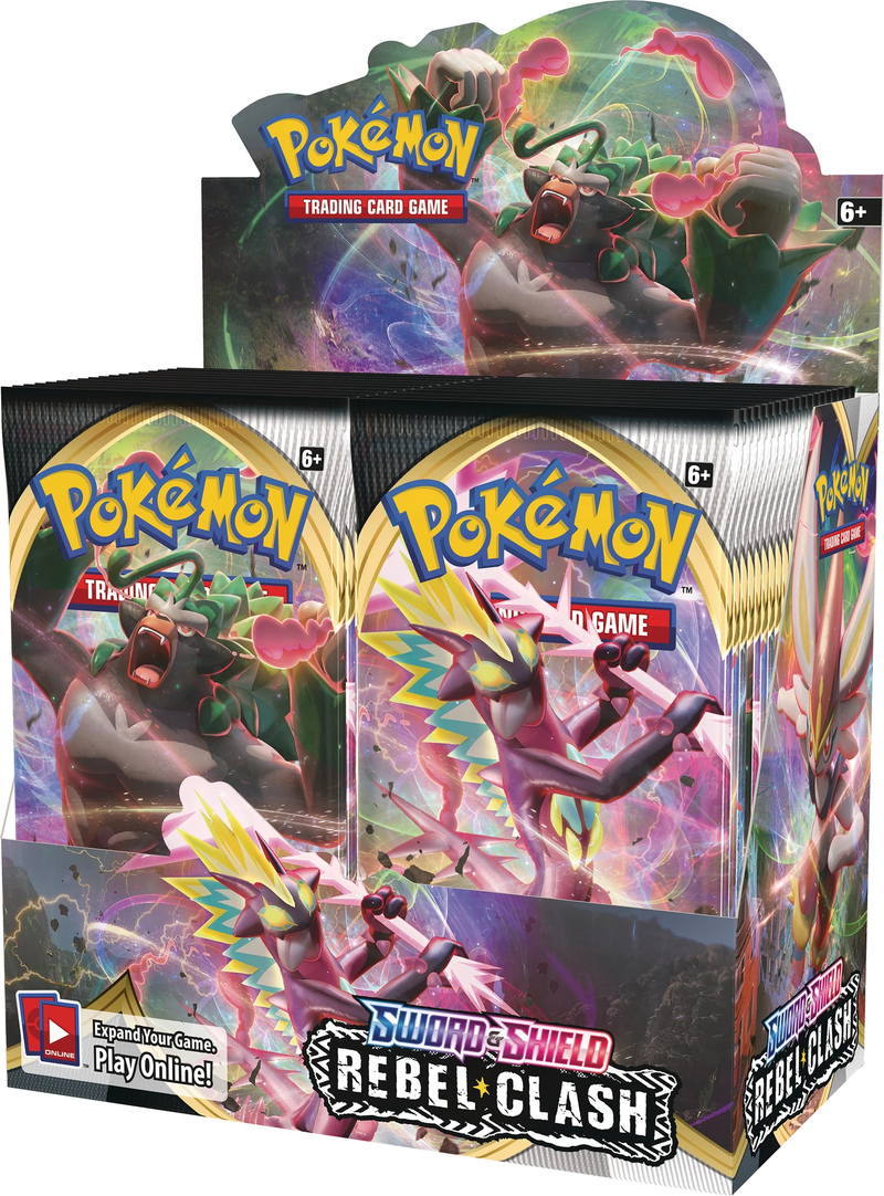 Pokemon Sword & Shield Rebel Clash Booster Box - Pokemon