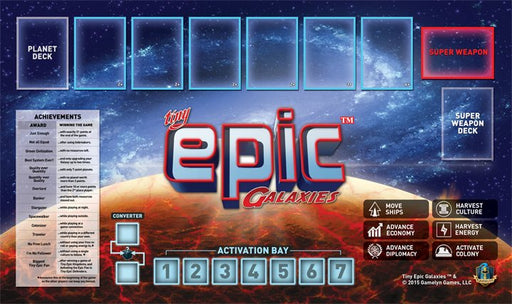 Tiny Epic Galaxies Game Mat - Gamelyn Games