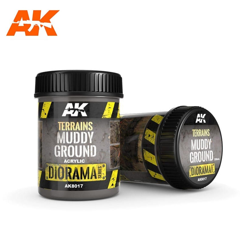 Terrains Muddy Ground - 250ml (Acrylic) - AK Interactive