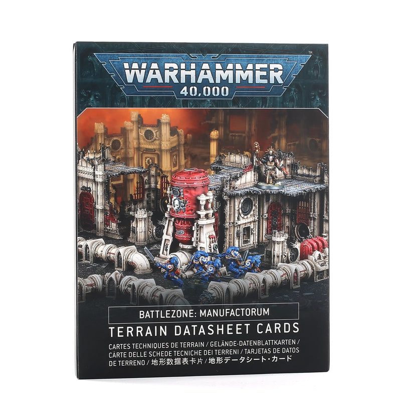 Battlezone: Manufactorum – Terrain Datasheet Cards - Games Workshop