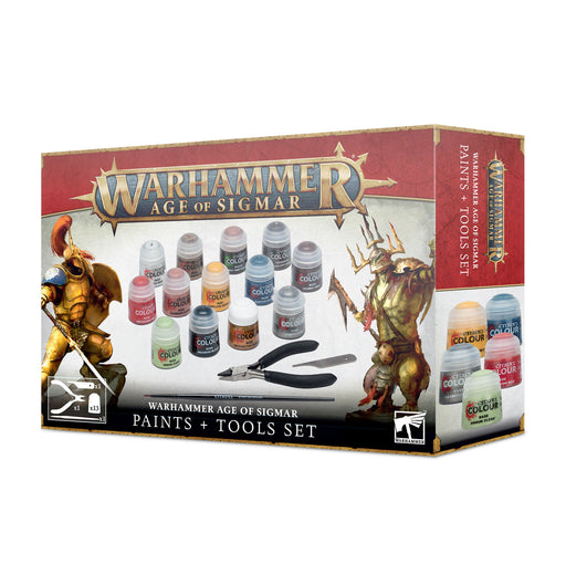 Warhammer Age of Sigmar: Paint + Tools Set - Games Workshop