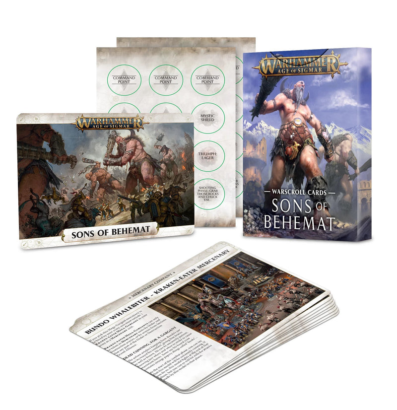 Warscroll Cards: Sons Of Behemat - Games Workshop