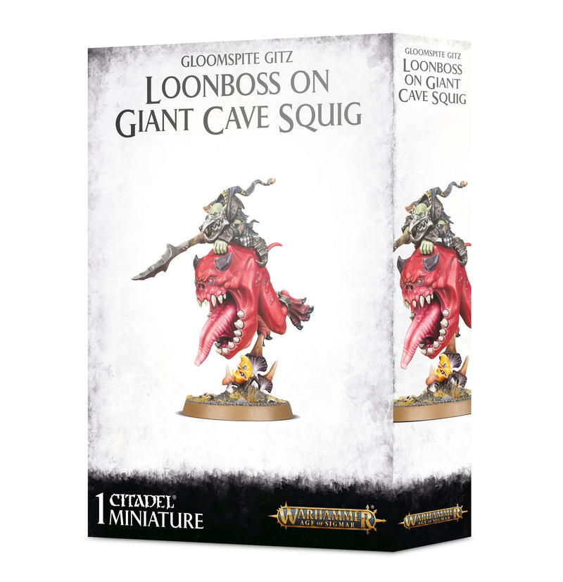 Gloomspite Gitz Loonboss on Giant Cave Squig - Games Workshop
