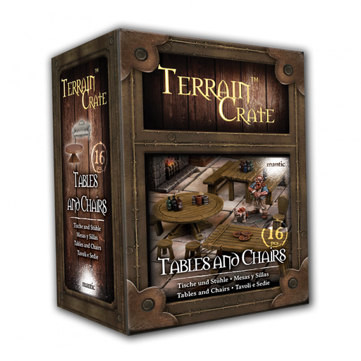 Terrain Crate: Tables and chairs - Mantic Games