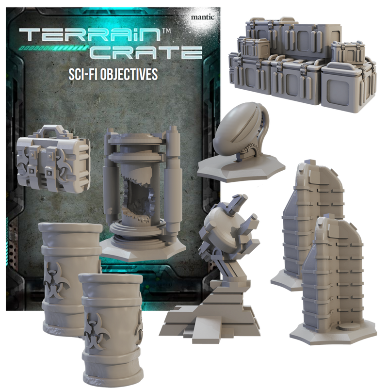 Terrain Crate: Sci-fi objectives - Mantic Games