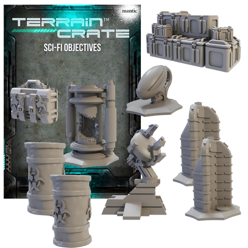Terrain Crate: Sci-fi objectives - Mantic Games