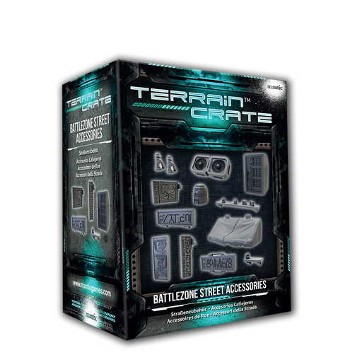 Terrain Crate: Battlezones Street Accessories - Mantic Games