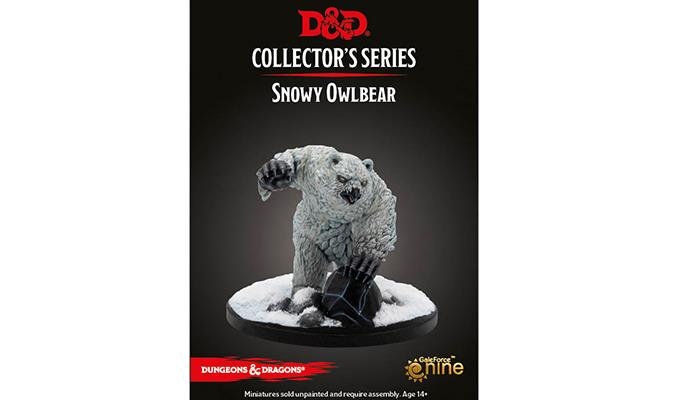 Snowy Owlbear Miniature - Icewind Dale: Rime of the Frostmaiden - Gale Force Nine