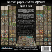 Towns and Taverns: Set of 2 Battle Map Books - Loke Battlemats