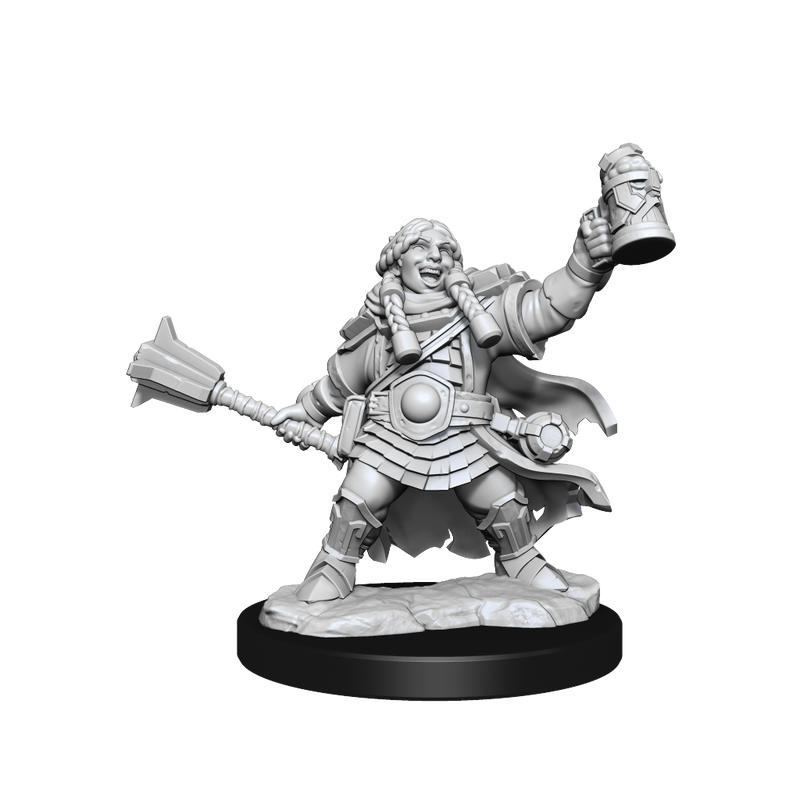 D&D Frameworks: Dwarf Cleric Female - Wizkids