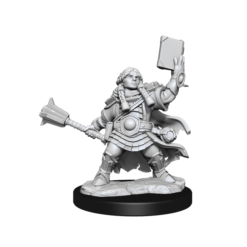 D&D Frameworks: Dwarf Cleric Female - Wizkids