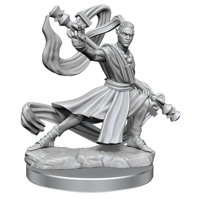 D&D Frameworks: Elf Monk Male - Wizkids