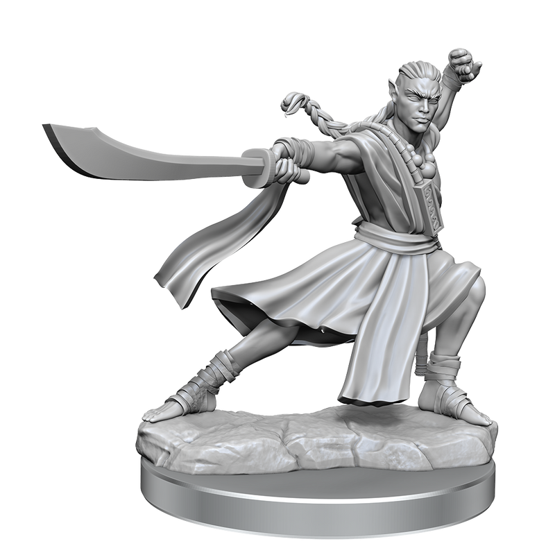 D&D Frameworks: Elf Monk Male - Wizkids