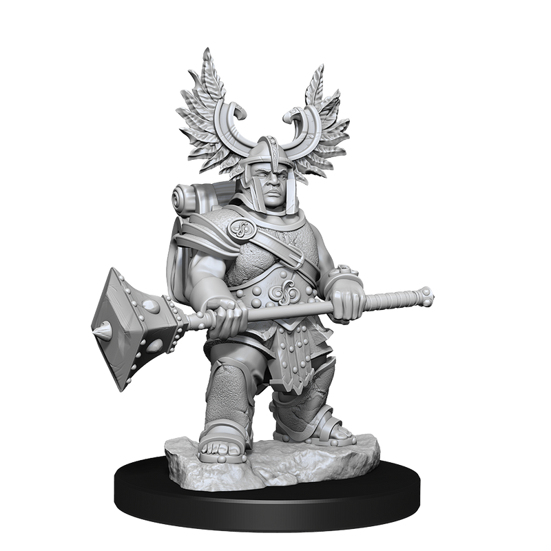 D&D Frameworks: Dwarf Barbarian Female - Wizkids