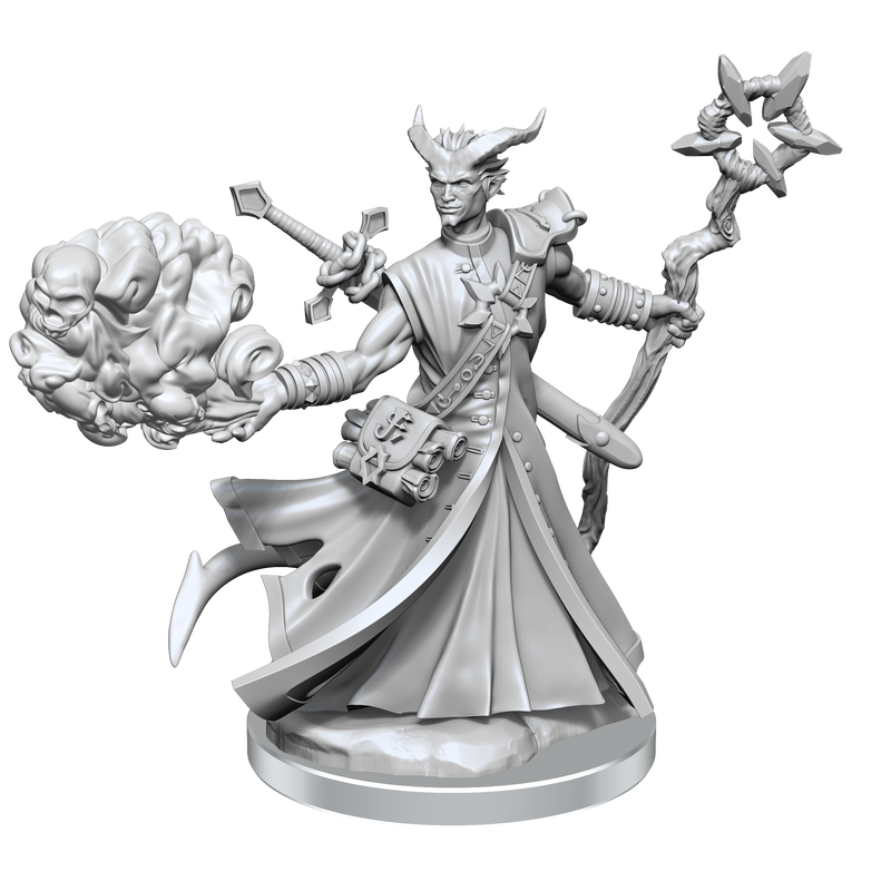D&D Frameworks: Tiefling Warlock Male - Wizkids