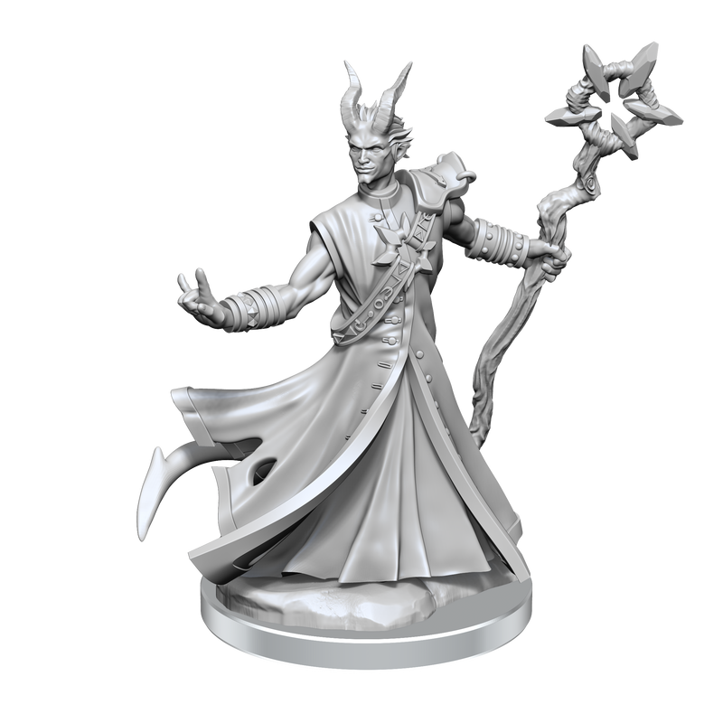 D&D Frameworks: Tiefling Warlock Male - Wizkids