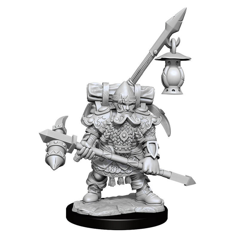 D&D Frameworks: Dwarf Fighter Male - Wizkids
