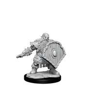 D&D Frameworks: Dwarf Fighter Male - Wizkids