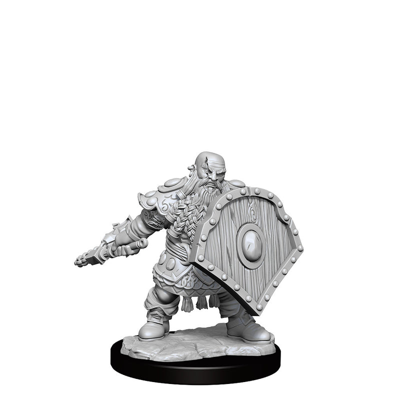 D&D Frameworks: Dwarf Fighter Male - Wizkids